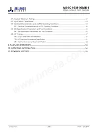 AS4C16M16MD1-6BCN Datasheet Page 2