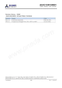 AS4C16M16MD1-6BCN Datasheet Page 3