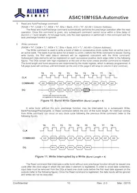 AS4C16M16SA-6BANTR Datasheet Page 11