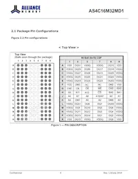 AS4C16M32MD1-5BIN Datasheet Page 4