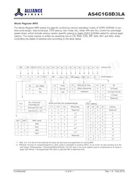 AS4C1G8D3LA-10BCN Datenblatt Seite 9