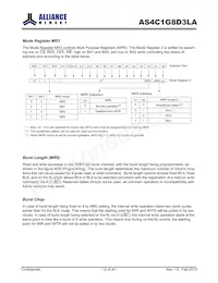 AS4C1G8D3LA-10BCN Datenblatt Seite 12