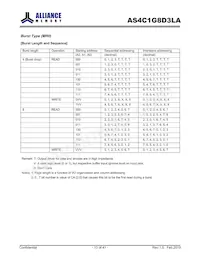 AS4C1G8D3LA-10BCN Datenblatt Seite 13