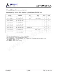 AS4C1G8D3LA-10BCN Datenblatt Seite 17