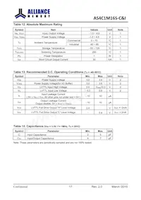 AS4C1M16S-6TINTR Datasheet Page 18