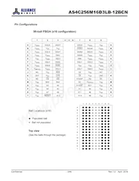 AS4C256M16D3LB-12BCNTR Datasheet Page 3