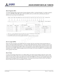AS4C256M16D3LB-12BCNTR Datasheet Page 12