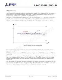 AS4C256M16D3LB-12BINTR Datasheet Page 22