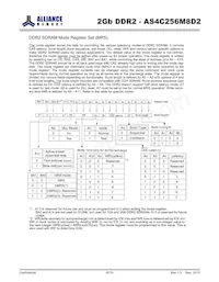 AS4C256M8D2-25BIN Datasheet Page 8