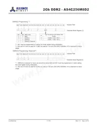 AS4C256M8D2-25BIN Datasheet Page 11
