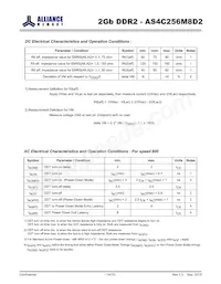 AS4C256M8D2-25BIN Datasheet Page 14