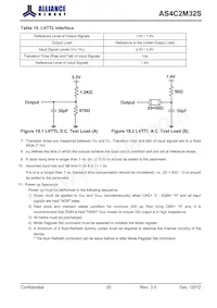 AS4C2M32S-6BINTR Datasheet Page 20