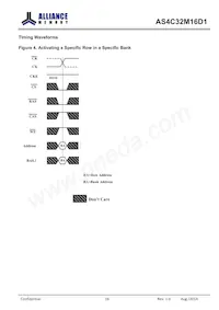 AS4C32M16D1-5BINTR Datasheet Pagina 16