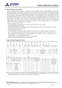 AS4C32M16D2A-25BCNTR Datenblatt Seite 9