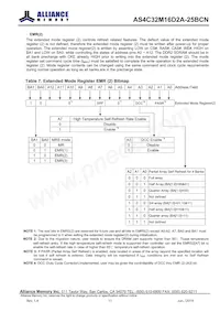 AS4C32M16D2A-25BCNTR Datasheet Page 11