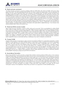 AS4C32M16D2A-25BCNTR Datasheet Page 16