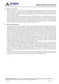 AS4C32M16D2A-25BCNTR Datasheet Page 20