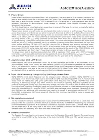 AS4C32M16D2A-25BCNTR Datasheet Page 21