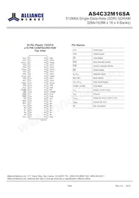 AS4C32M16SA-7BINTR Datasheet Page 5