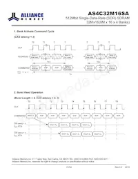 AS4C32M16SA-7BINTR Datenblatt Seite 21