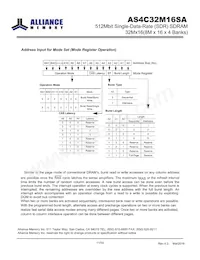 AS4C32M16SA-7TINTR Datenblatt Seite 11