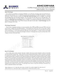 AS4C32M16SA-7TINTR Datasheet Pagina 13