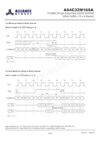 AS4C32M16SA-7TINTR 데이터 시트 페이지 23