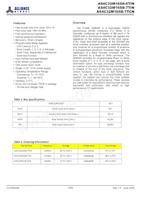 AS4C32M16SB-6TINTR Datasheet Page 2