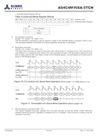 AS4C4M16SA-5TCN Datasheet Page 16
