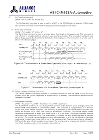 AS4C4M16SA-6BANTR Datasheet Page 16