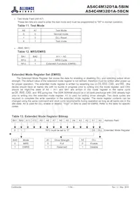 AS4C4M32D1A-5BINTR Datasheet Page 11