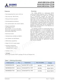 AS4C4M32SA-6TINTR數據表 頁面 2