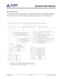 AS4C512M16D3LA-10BIN Datasheet Page 11