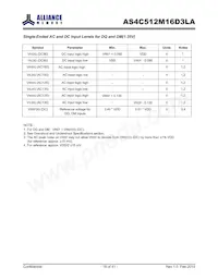 AS4C512M16D3LA-10BIN Datasheet Pagina 18