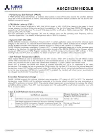 AS4C512M16D3LB-12BCN Datasheet Page 19