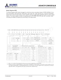 AS4C512M8D3LB-12BAN Datasheet Page 9