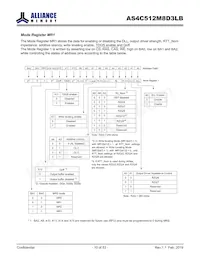 AS4C512M8D3LB-12BAN Datasheet Page 10