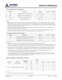 AS4C512M8D3LB-12BAN Datenblatt Seite 16