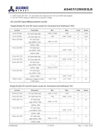 AS4C512M8D3LB-12BAN Datenblatt Seite 17