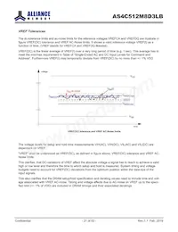 AS4C512M8D3LB-12BAN Datenblatt Seite 21