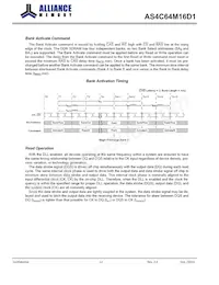 AS4C64M16D1-6TINTR Datasheet Page 12