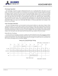 AS4C64M16D1-6TINTR Datasheet Page 15