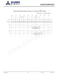 AS4C64M16D1-6TINTR Datasheet Page 16