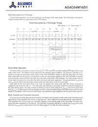 AS4C64M16D1-6TINTR Datasheet Page 19