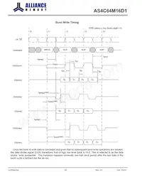 AS4C64M16D1-6TINTR Datasheet Page 20