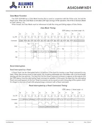 AS4C64M16D1-6TINTR 데이터 시트 페이지 23