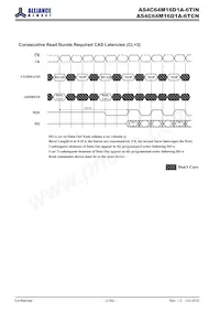 AS4C64M16D1A-6TINTR Datasheet Page 21