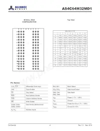 AS4C64M32MD1-5BINTR Datasheet Page 4