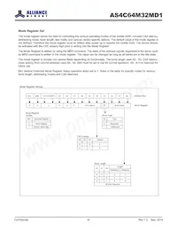 AS4C64M32MD1-5BINTR Datasheet Pagina 6