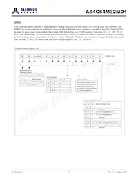 AS4C64M32MD1-5BINTR Datasheet Page 7